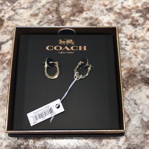 Brand new in box Coach Earrings